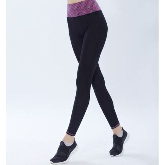 EP hoge taille stretch yogabroek dames geverfd sneldrogende training