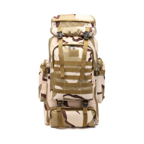 Large-capacity Multifunctional Canvas Backpack For Hiking