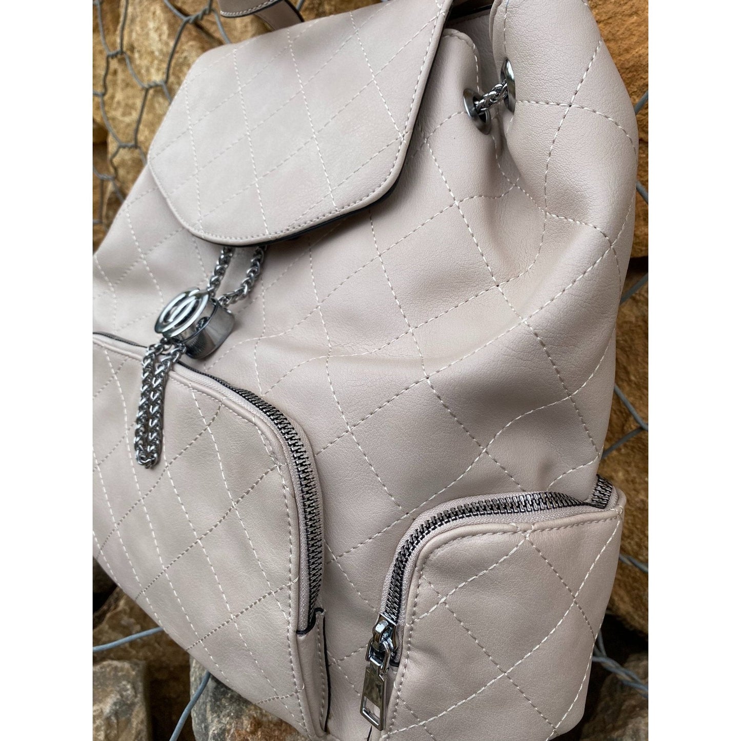 Yellow&Brown Backpack