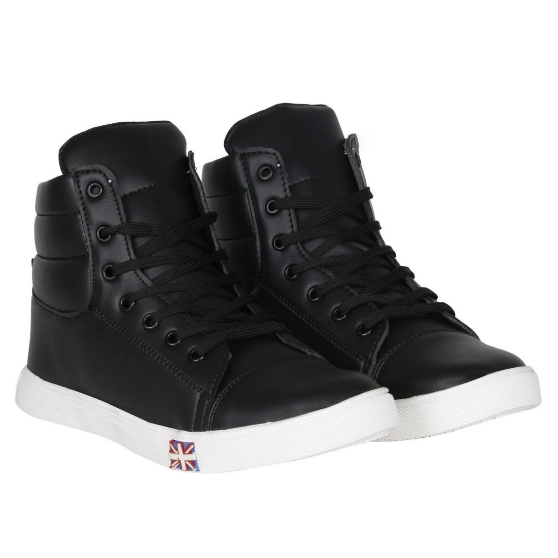 Generic Men Black Color Synthetic Material Casual