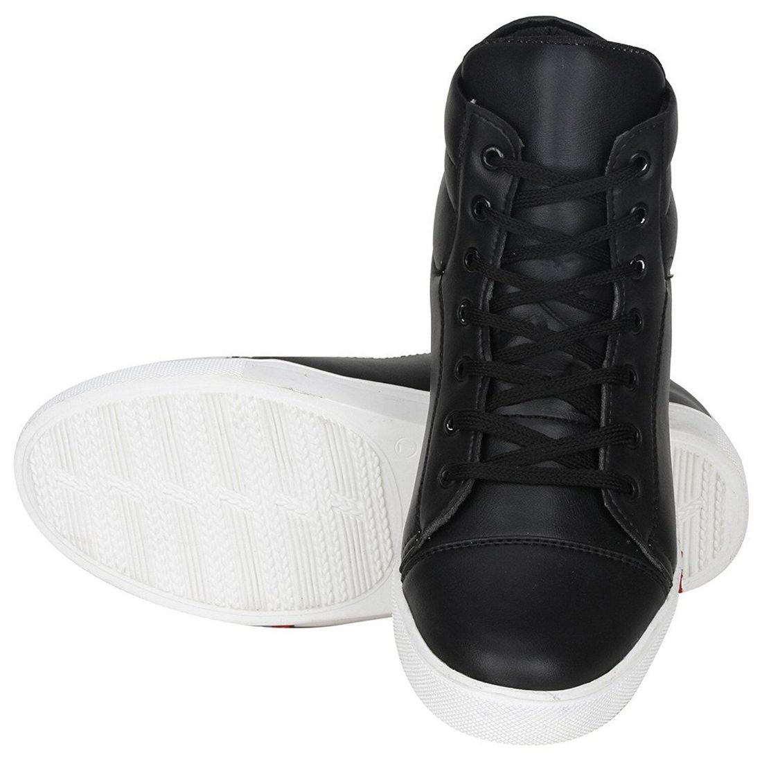 Generic Men Black Color Synthetic Material Casual