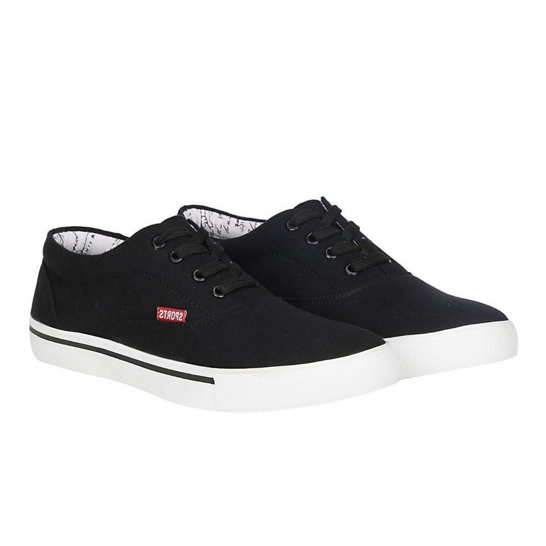 Generic Men Black Color Fabric Material Casual