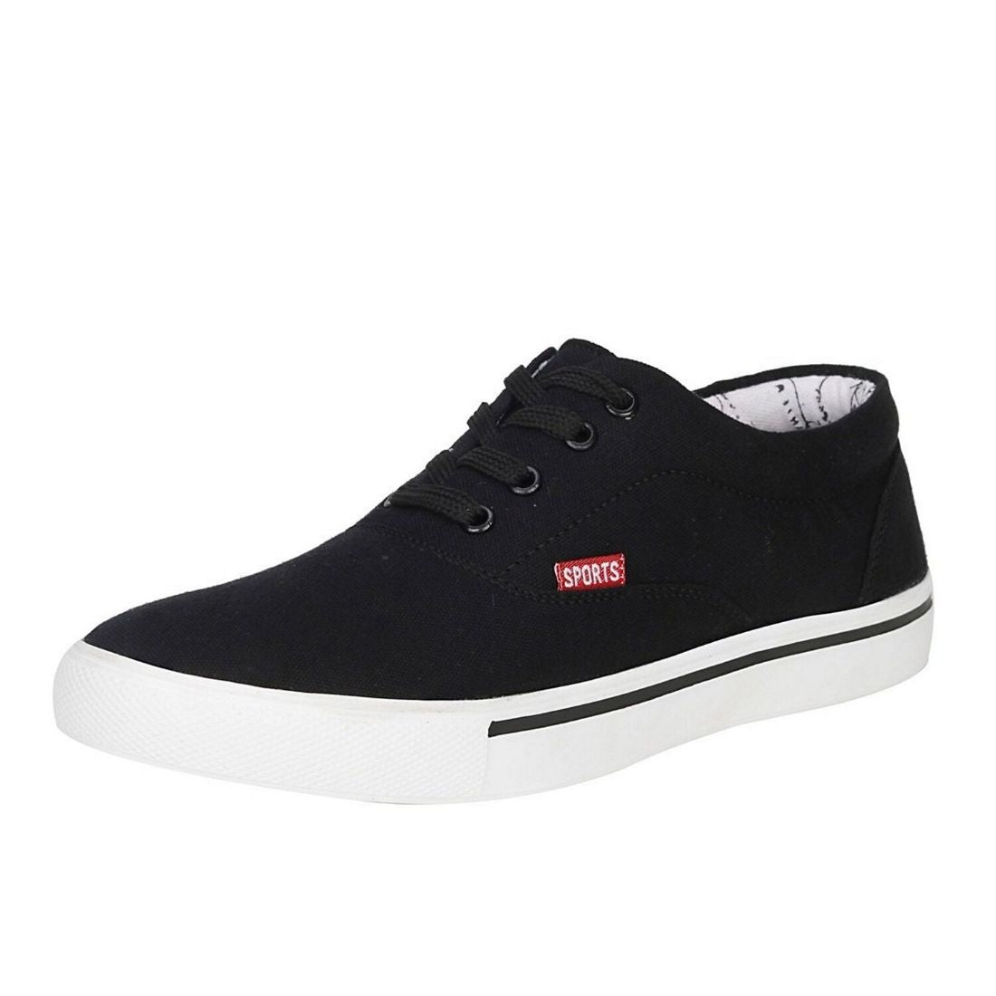 Generic Men Black Color Fabric Material Casual