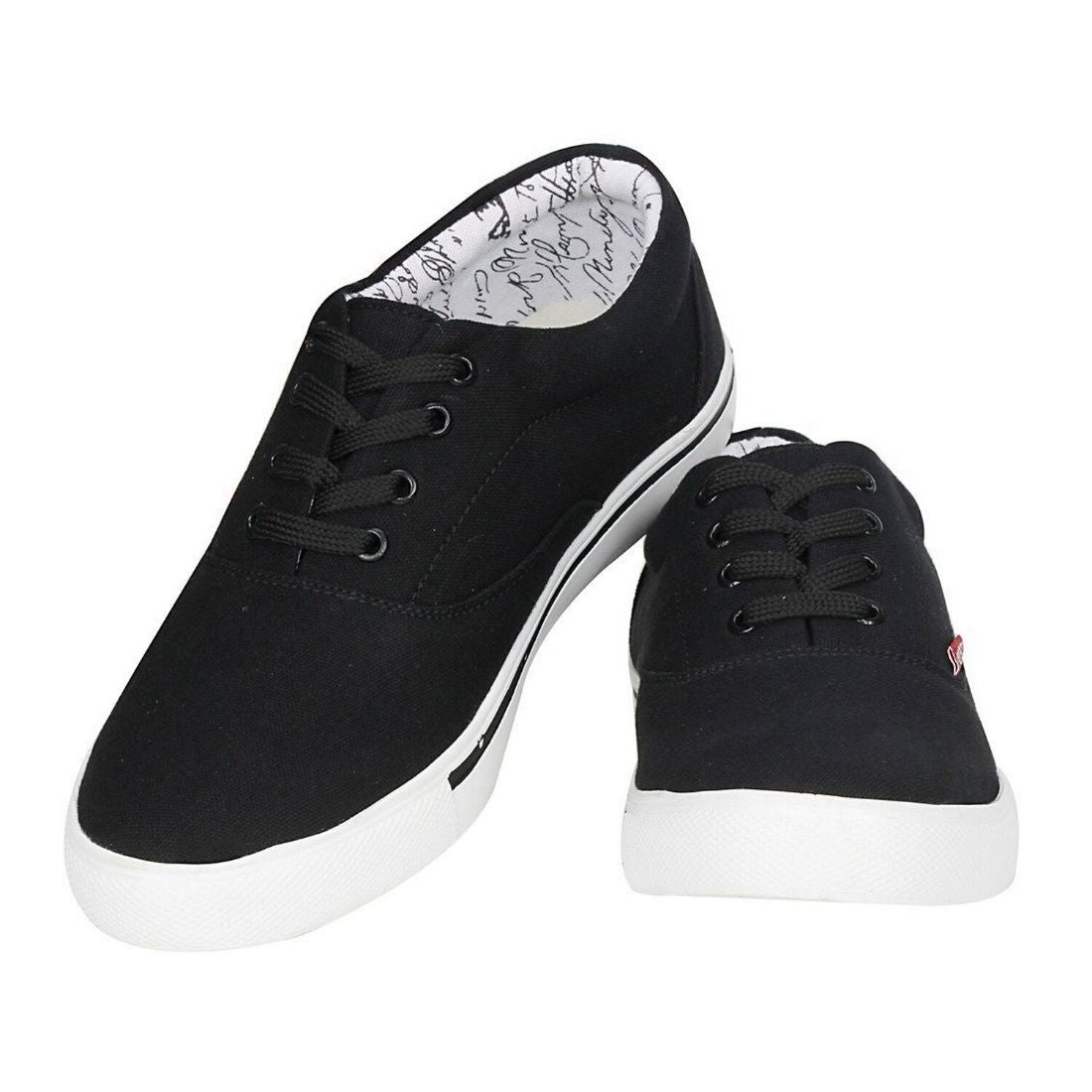 Generic Men Black Color Fabric Material Casual