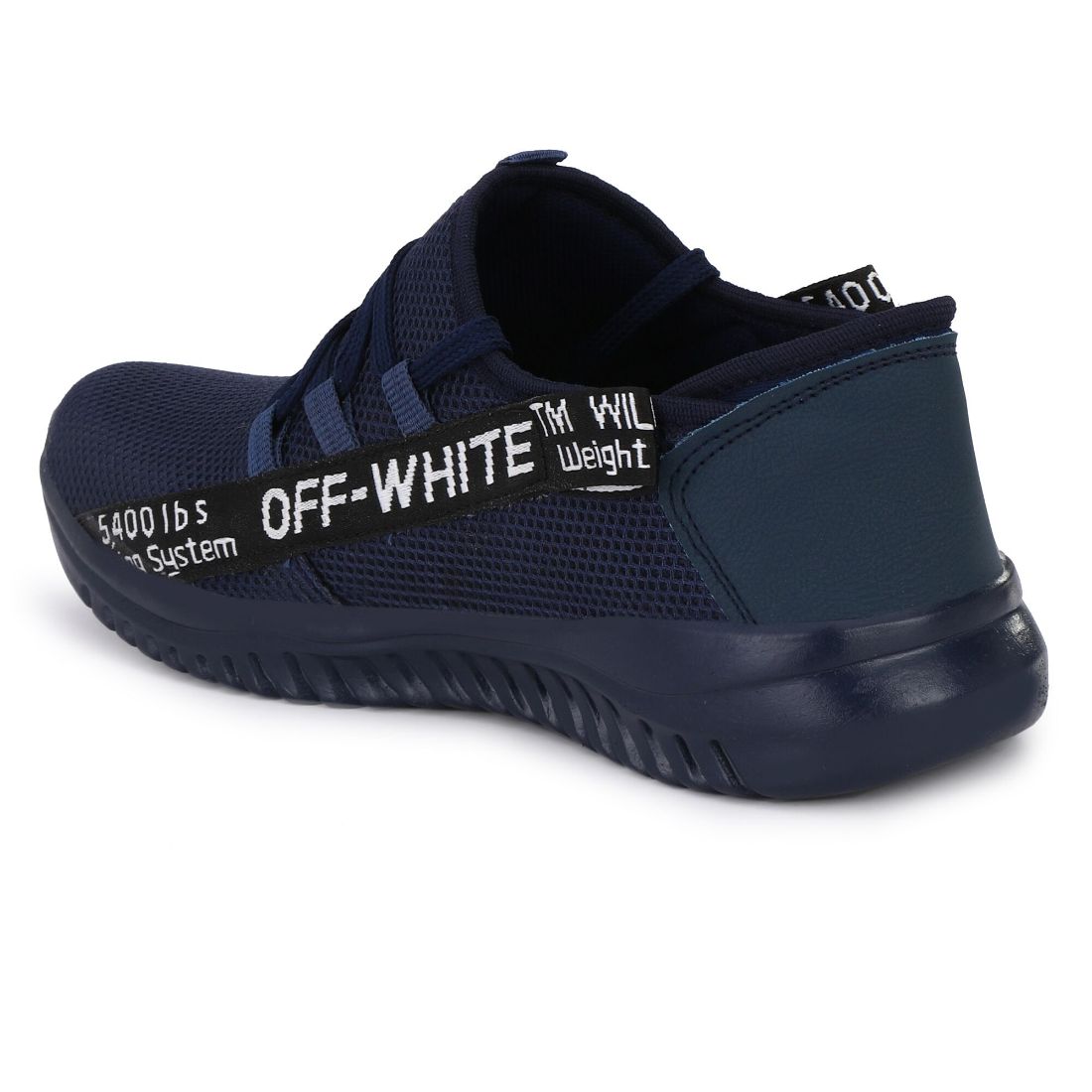 Generic Men Navy Blue Color Mesh Material Casual