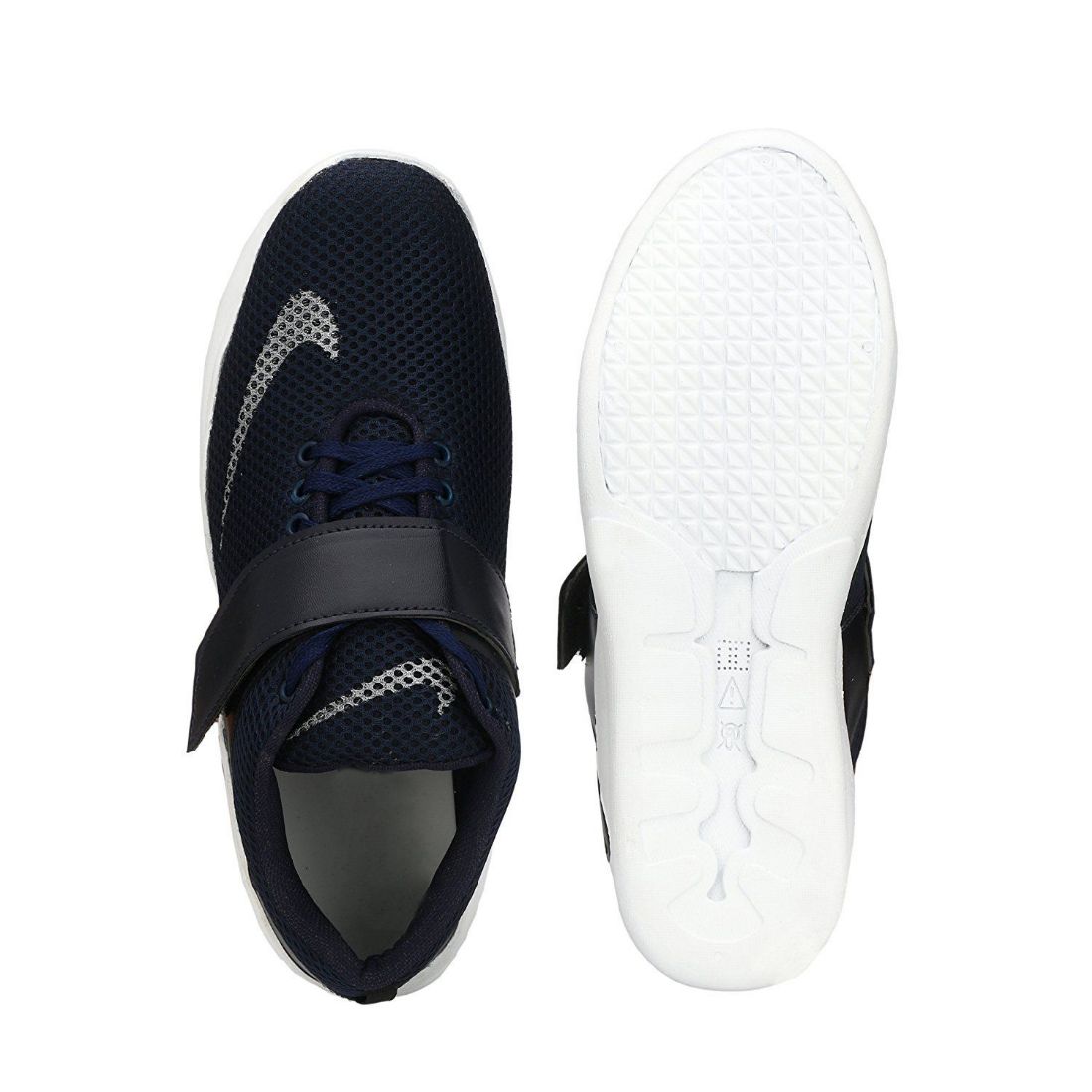 Generic Men Navy Blue Color Mesh Material Casual