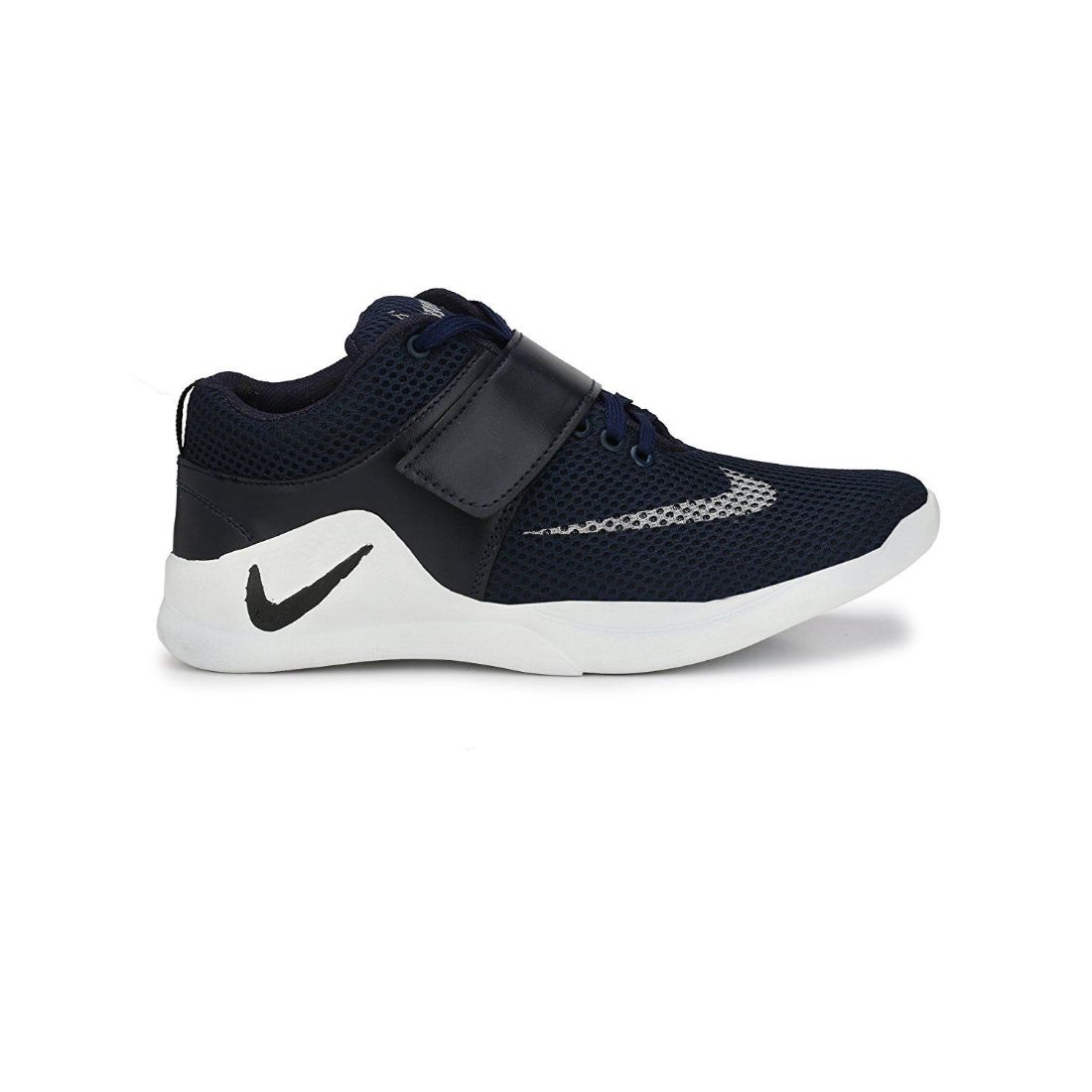 Generic Men Navy Blue Color Mesh Material Casual