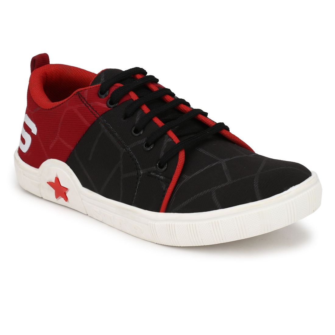 Generic Men Black,Red,White Color Canvas Material