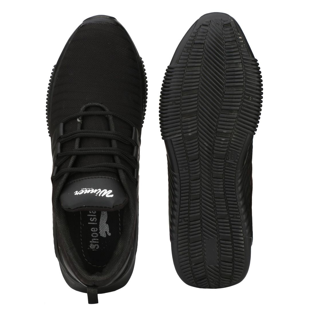 Generic Men's Black Color Mesh Material Casual