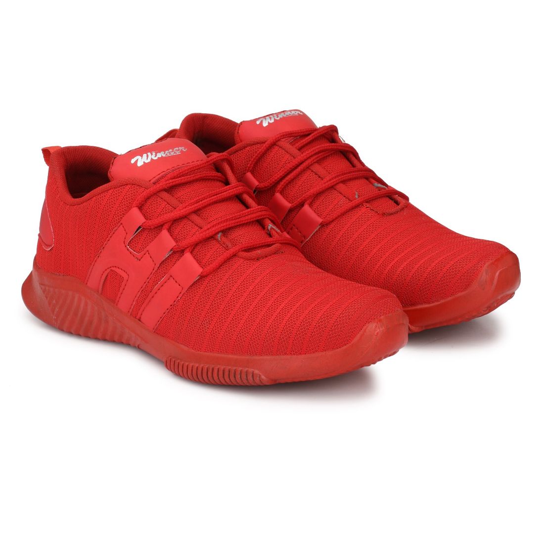 Generic Men's Red Color Mesh Material Casual