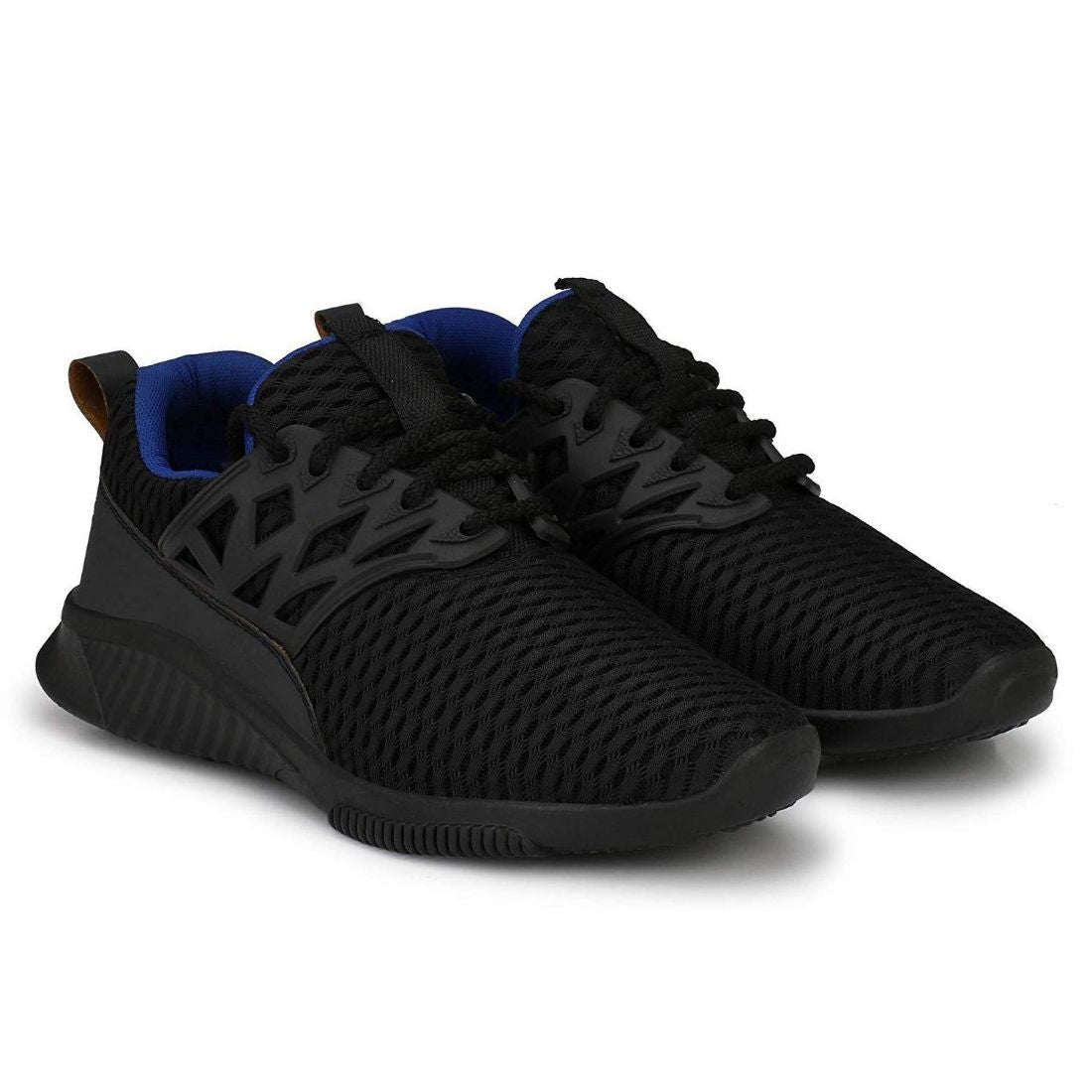 Generic Men Black Color Mesh Material Casual