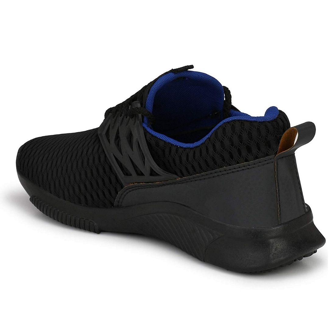 Generic Men Black Color Mesh Material Casual