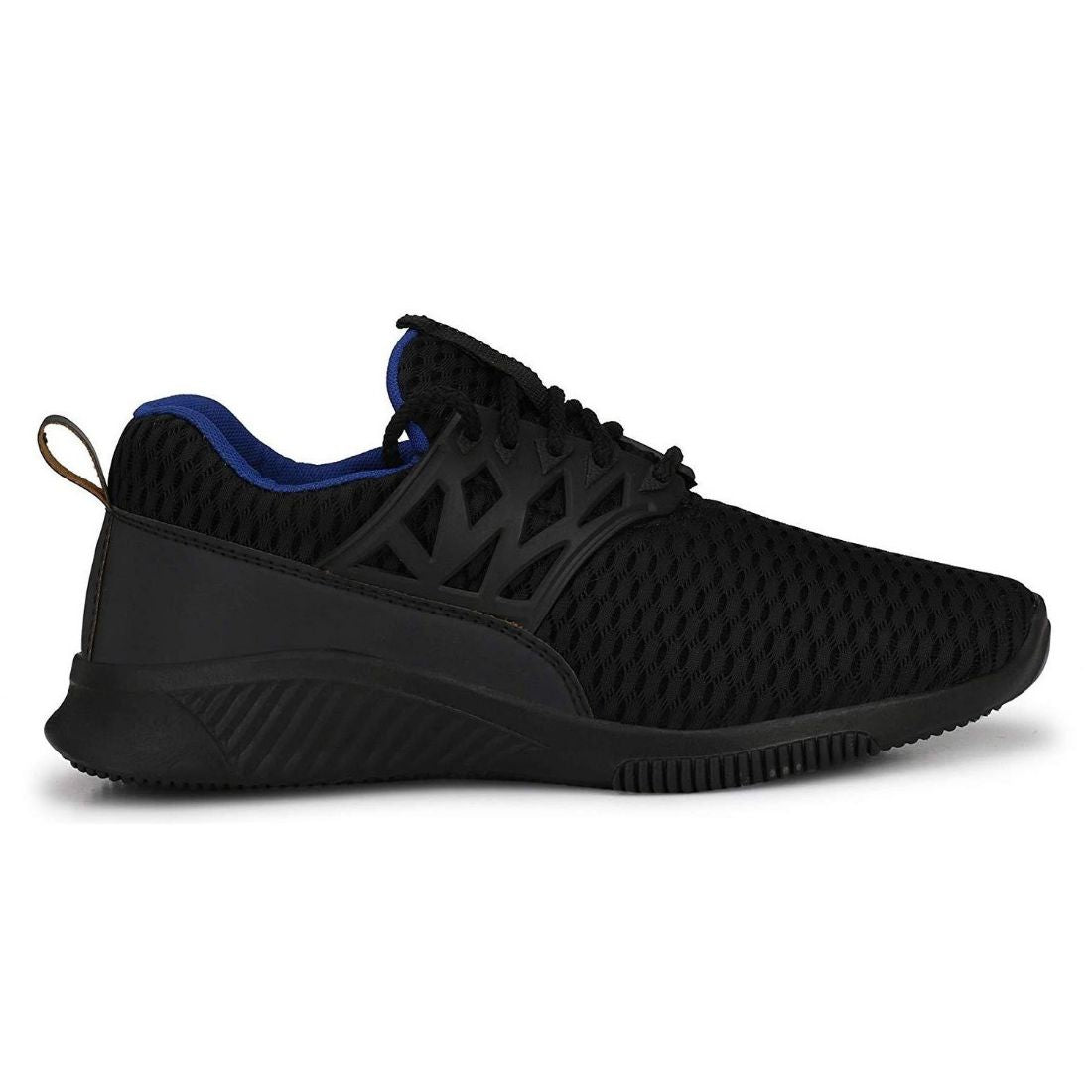 Generic Men Black Color Mesh Material Casual