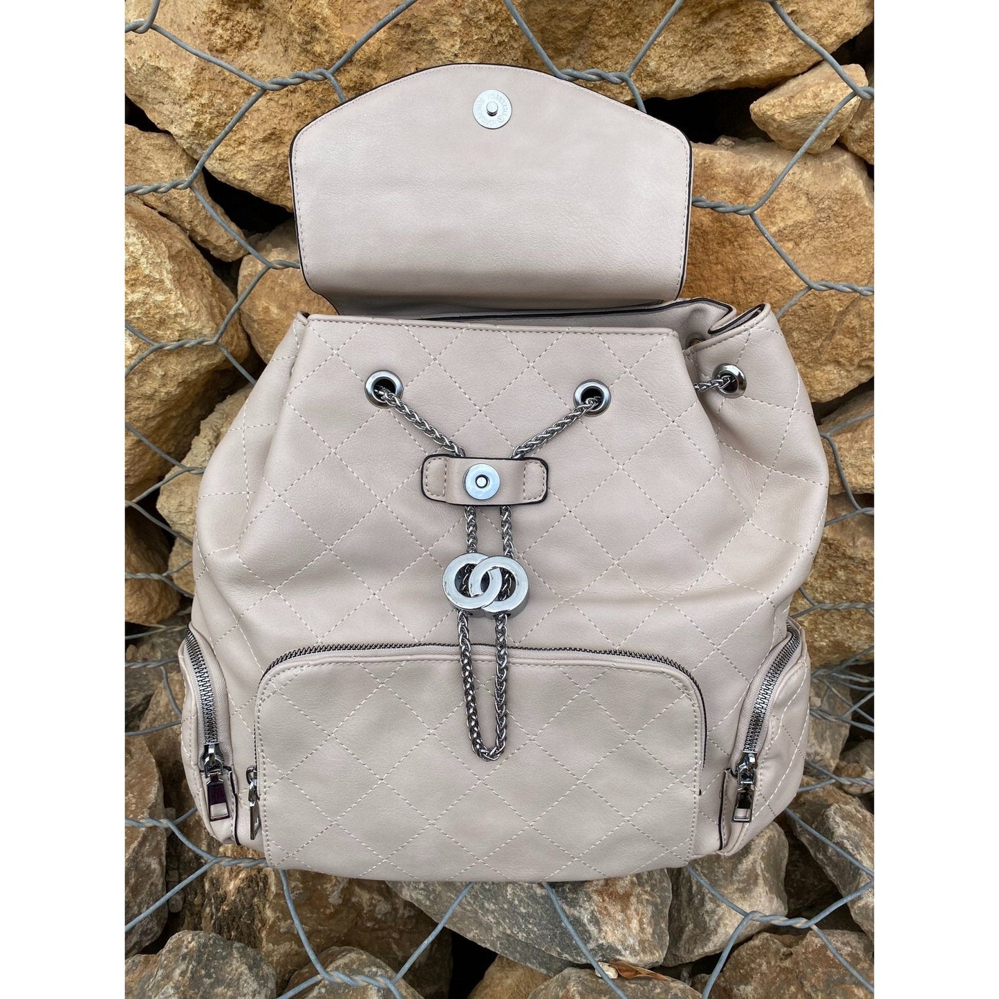 Yellow&Brown Backpack