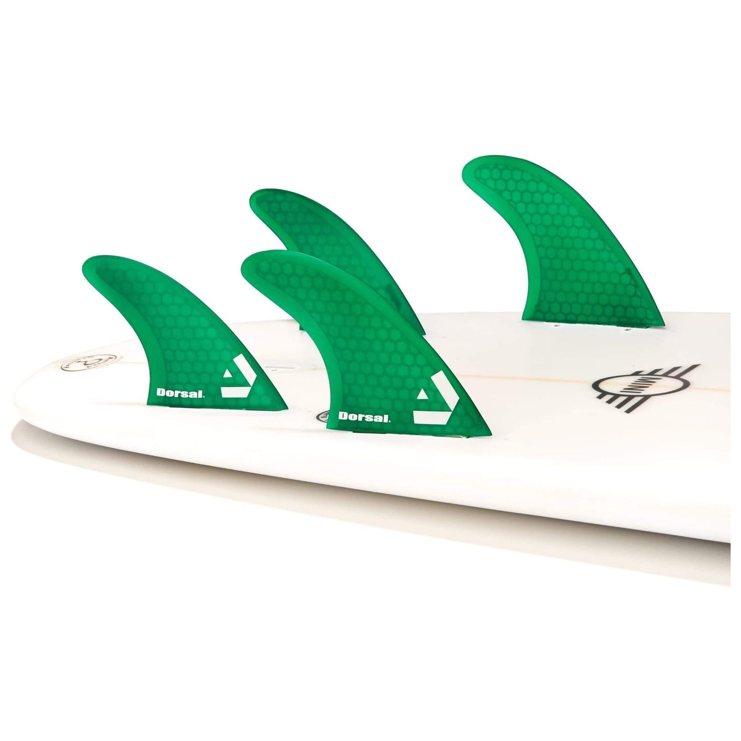 DORSAL Surfboard Fins Quad 4 Set FCS Compatible