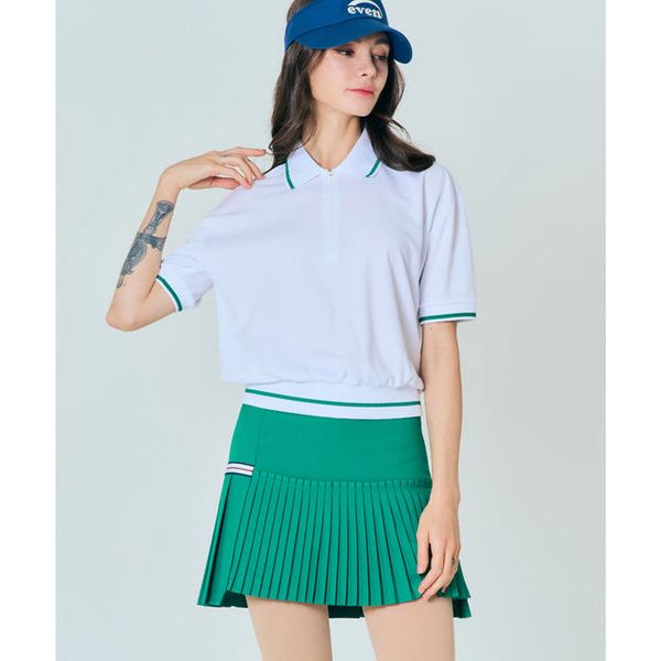 BENECIA 12 Asymmetric Culottes - Green