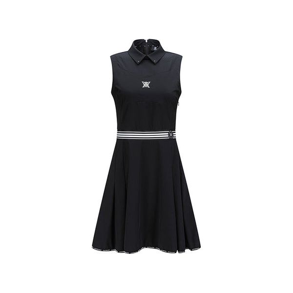 ANEW Golf: Women Sleeveless Flare One Piece - Black