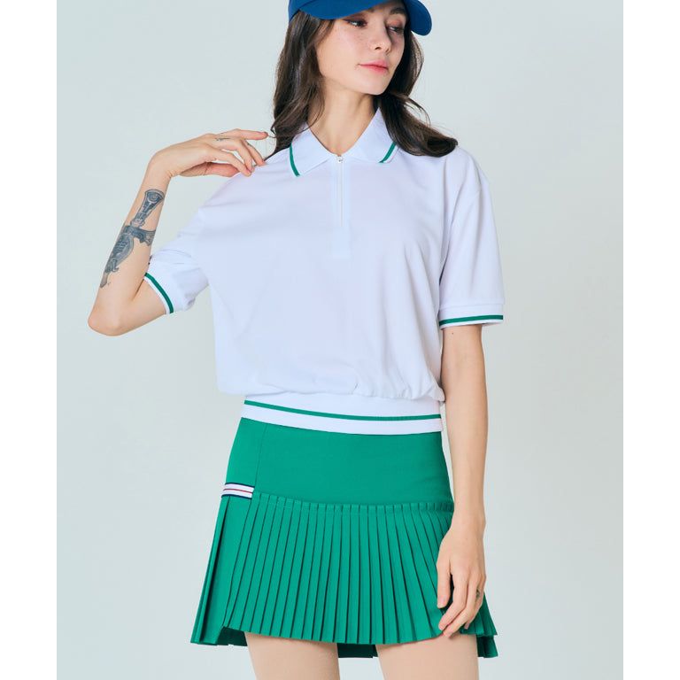 BENECIA 12 Asymmetric Culottes - Green