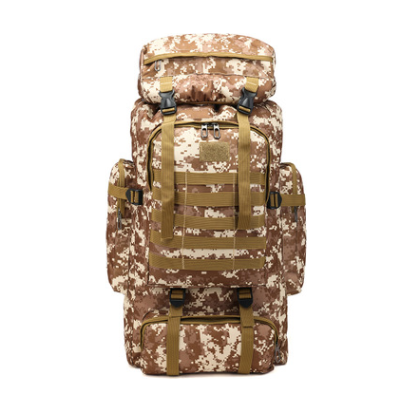Large-capacity Multifunctional Canvas Backpack For Hiking