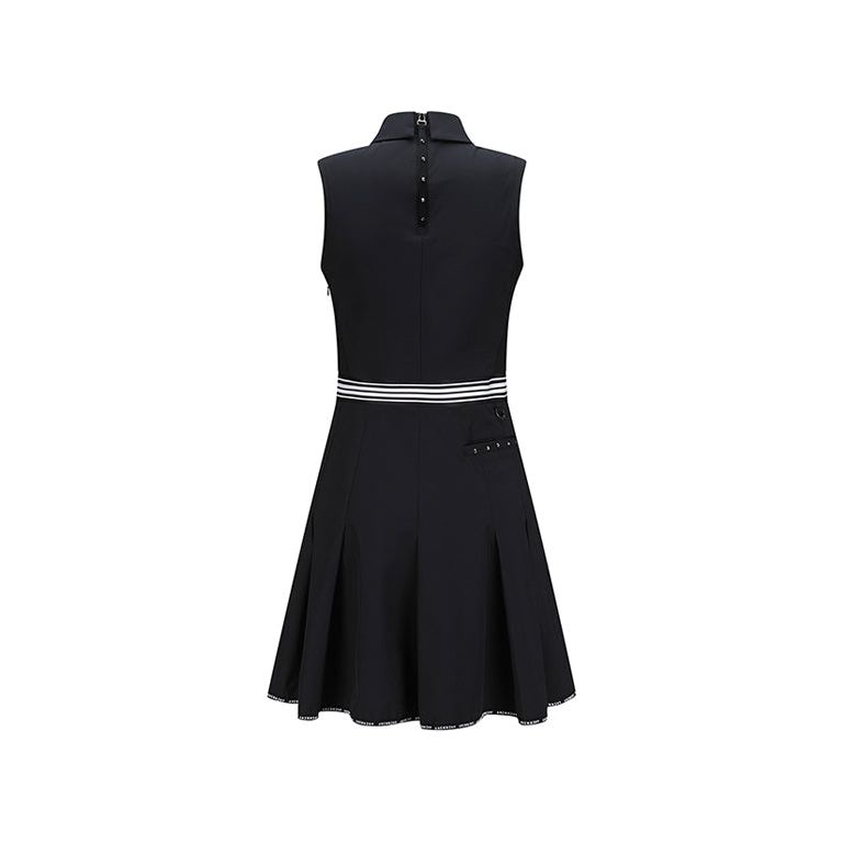 ANEW Golf: Women Sleeveless Flare One Piece - Black