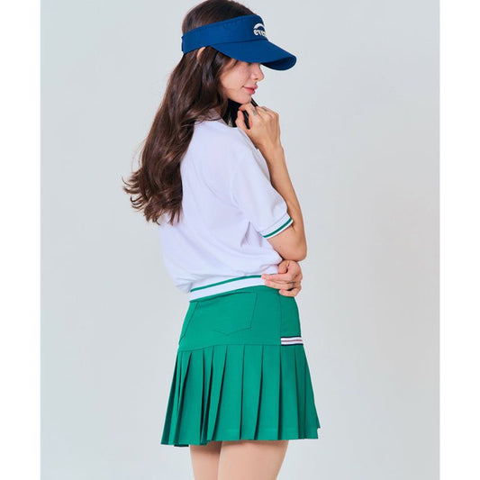 BENECIA 12 Asymmetric Culottes - Green