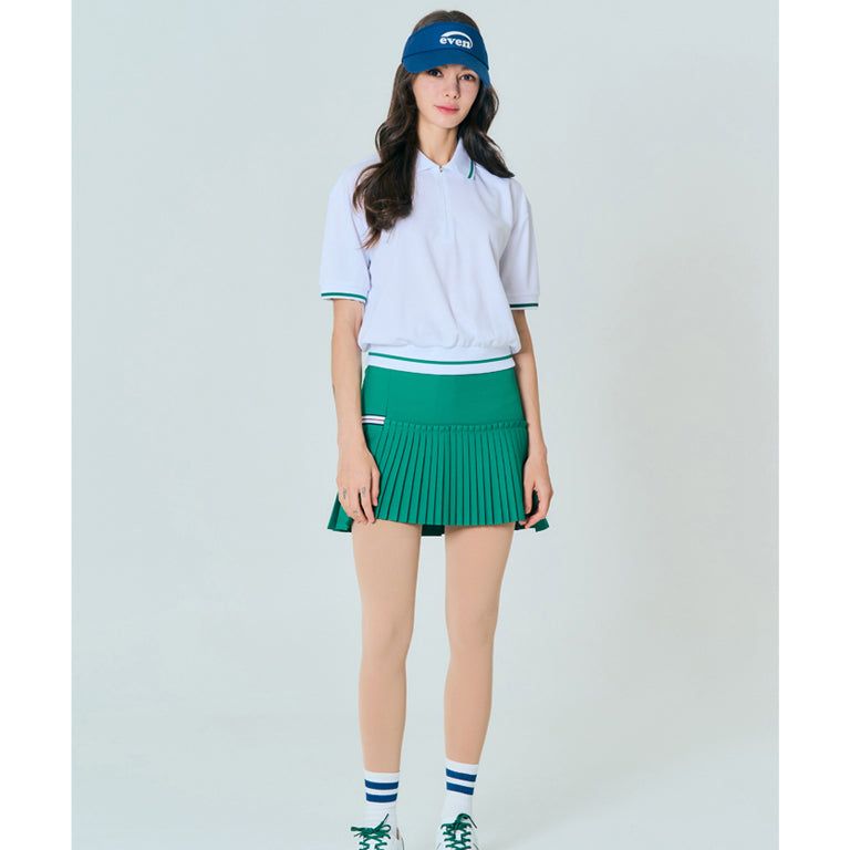 BENECIA 12 Asymmetric Culottes - Green