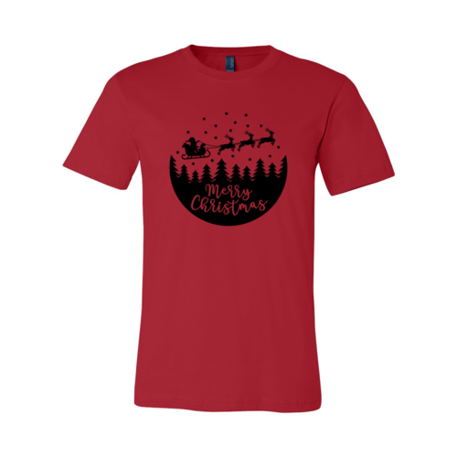 Merry Christmas Scene With Santa Shirt