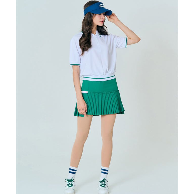 BENECIA 12 Asymmetric Culottes - Green