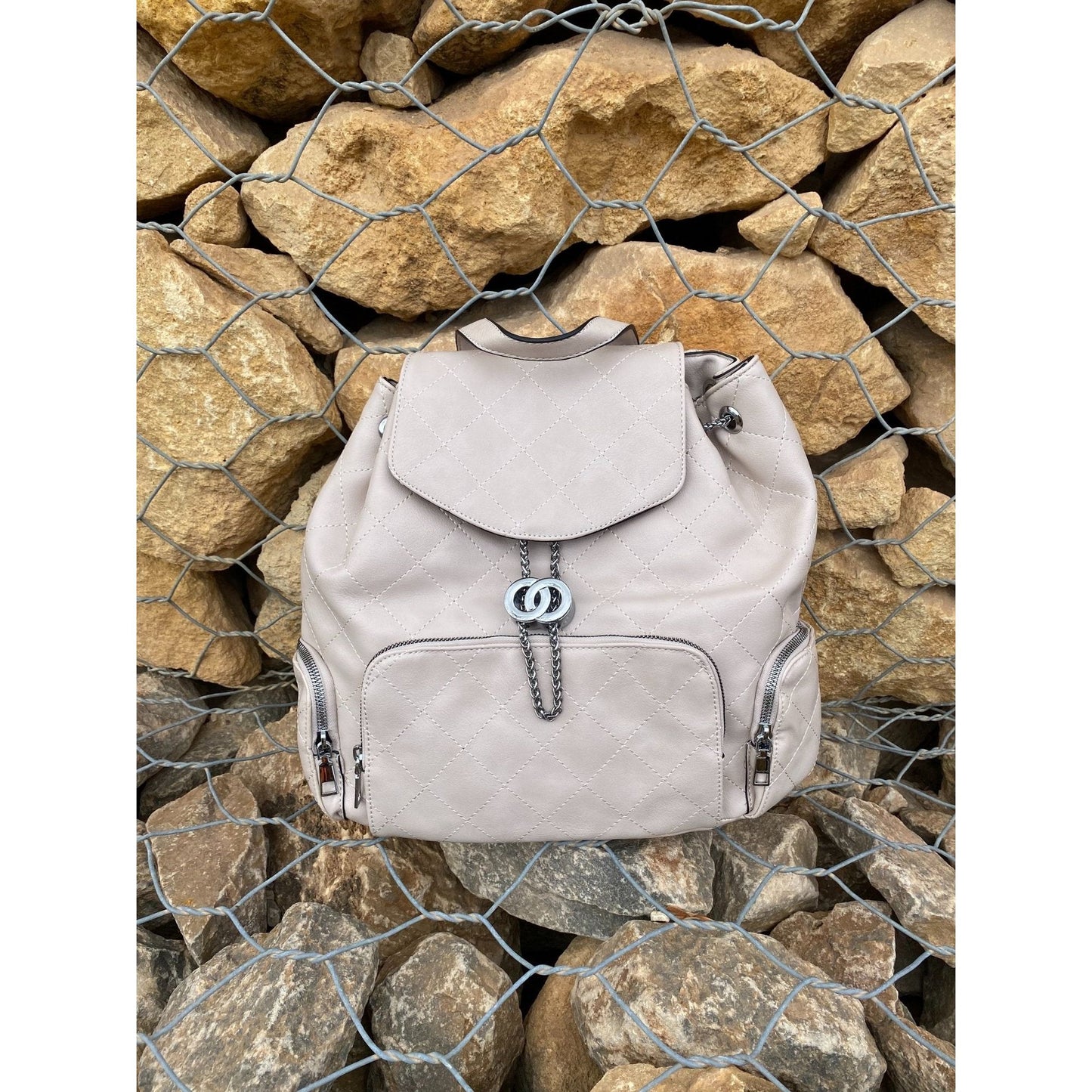 Yellow&Brown Backpack