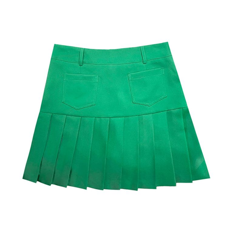 BENECIA 12 Asymmetric Culottes - Green