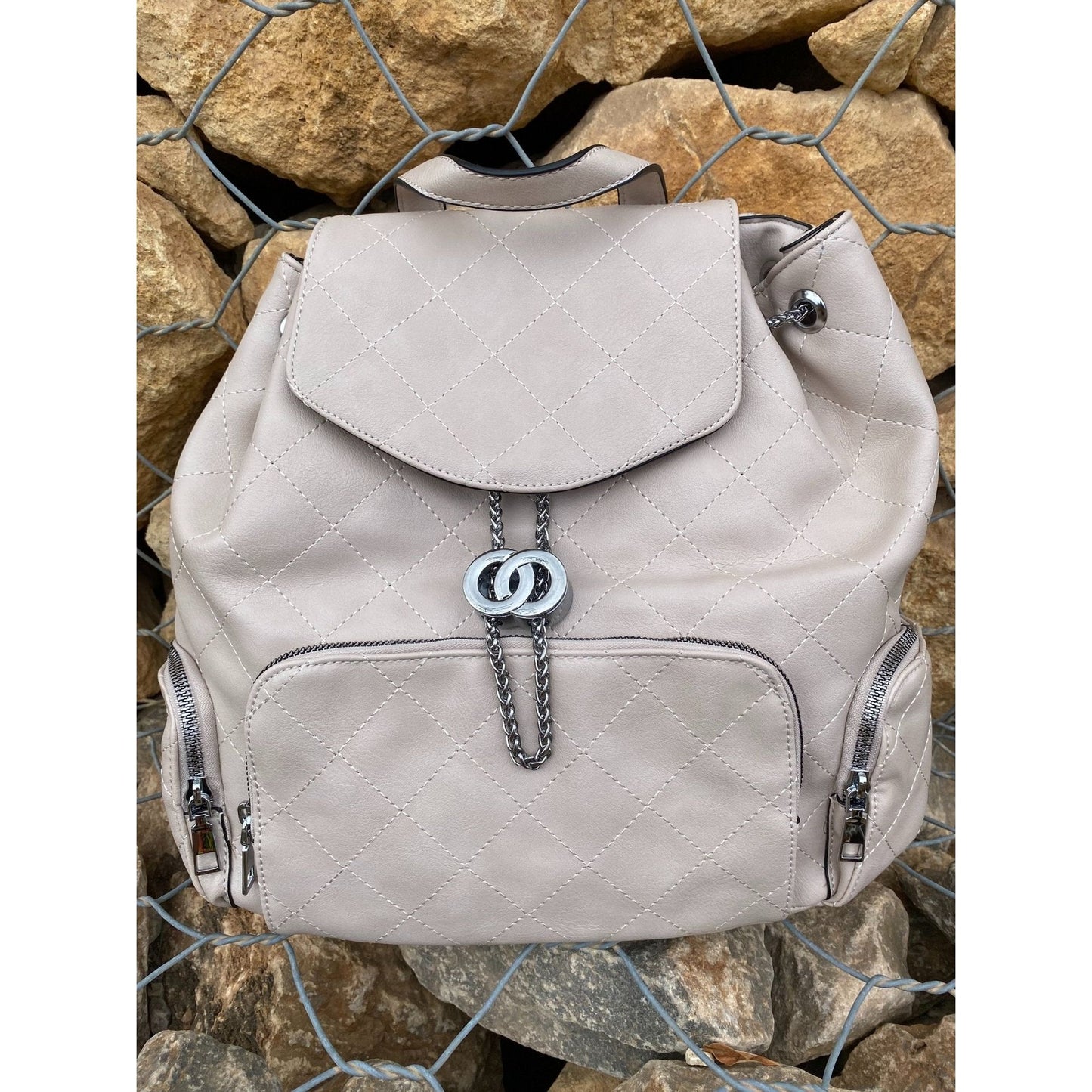 Yellow&Brown Backpack
