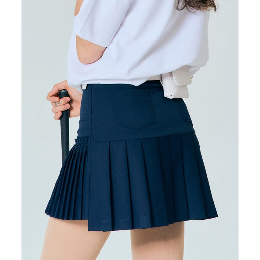 BENECIA 12 Asymmetric Culottes - Navy
