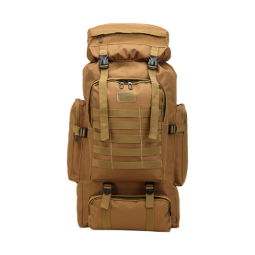 Large-capacity Multifunctional Canvas Backpack For Hiking