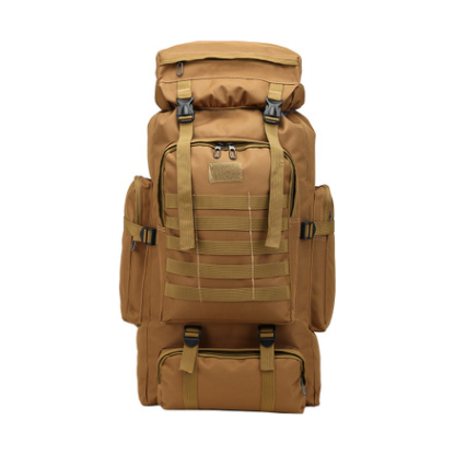 Large-capacity Multifunctional Canvas Backpack For Hiking