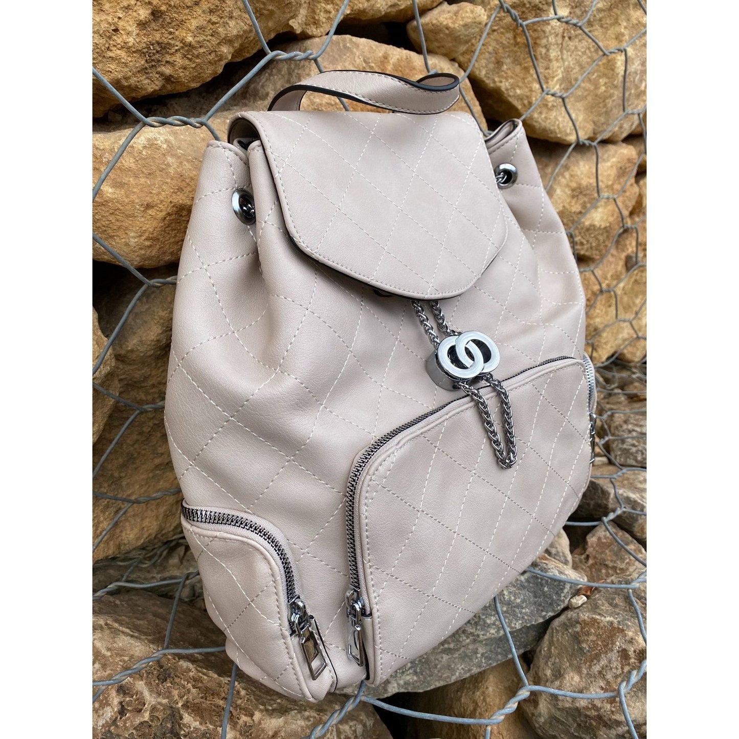 Yellow&Brown Backpack