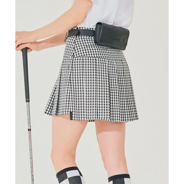 BENECIA 12 Avenue Check Culottes - Black