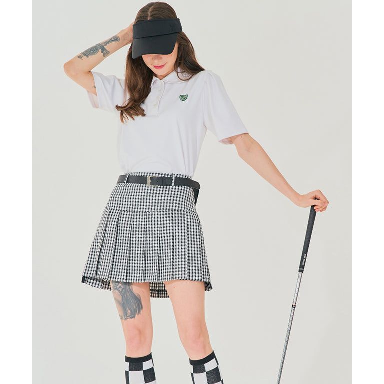 BENECIA 12 Avenue Check Culottes - Black