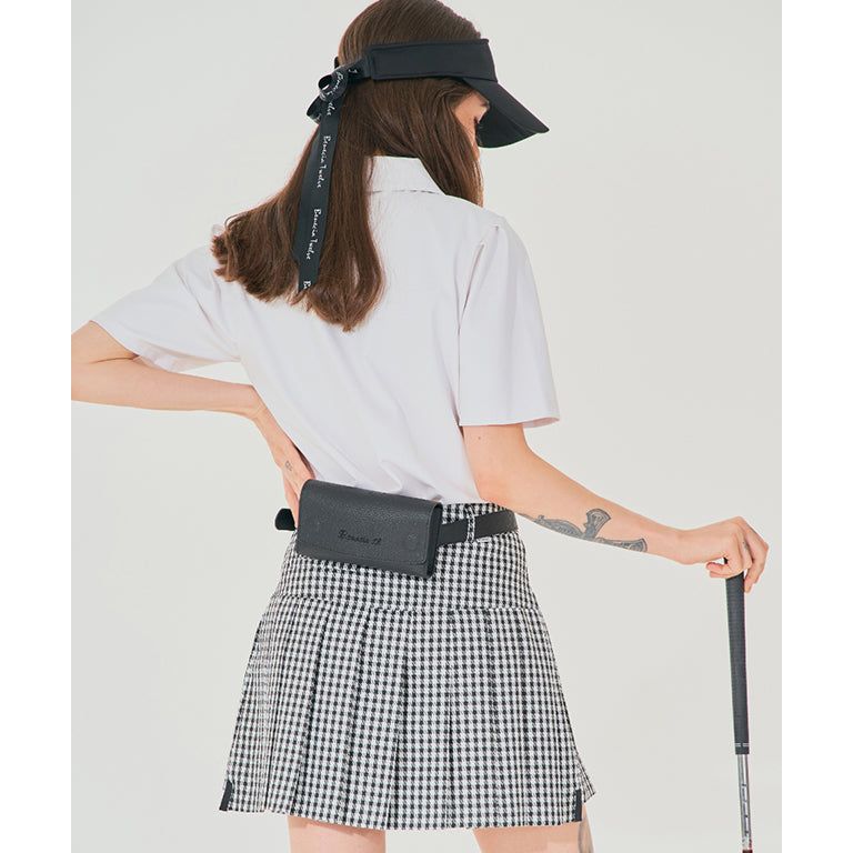 BENECIA 12 Avenue Check Culottes - Black