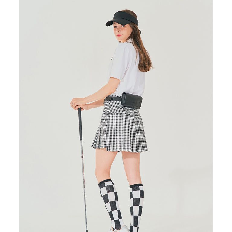 BENECIA 12 Avenue Check Culottes - Black