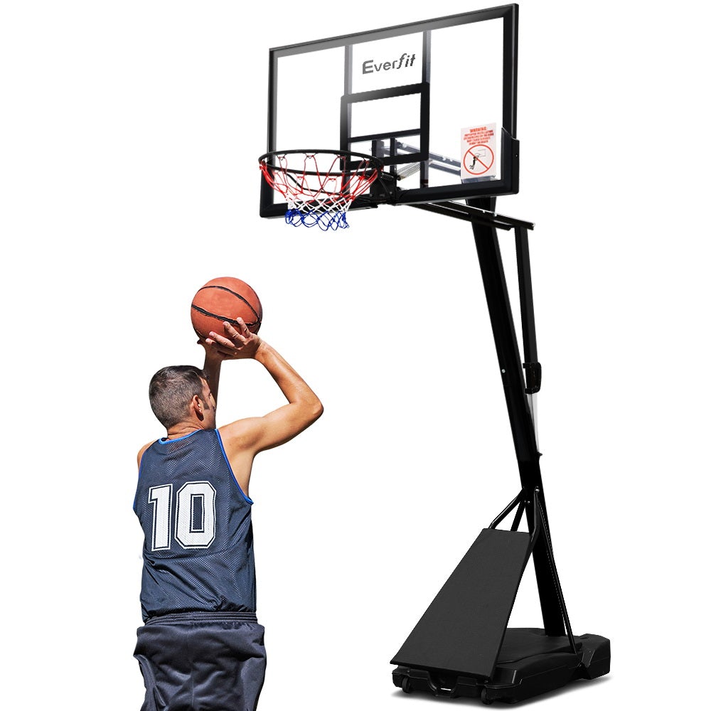Everfit Pro draagbaar basketbalstandaardsysteem Ringring Nettohoogte