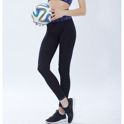 EP hoge taille stretch yogabroek dames geverfd sneldrogende training