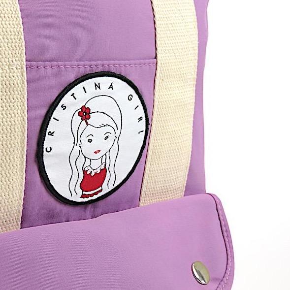 Mini Backpack in Waterproof Nylon in Summer Colours