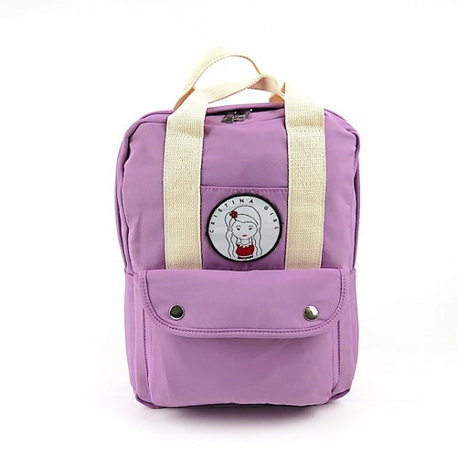 Mini Backpack in Waterproof Nylon in Summer Colours