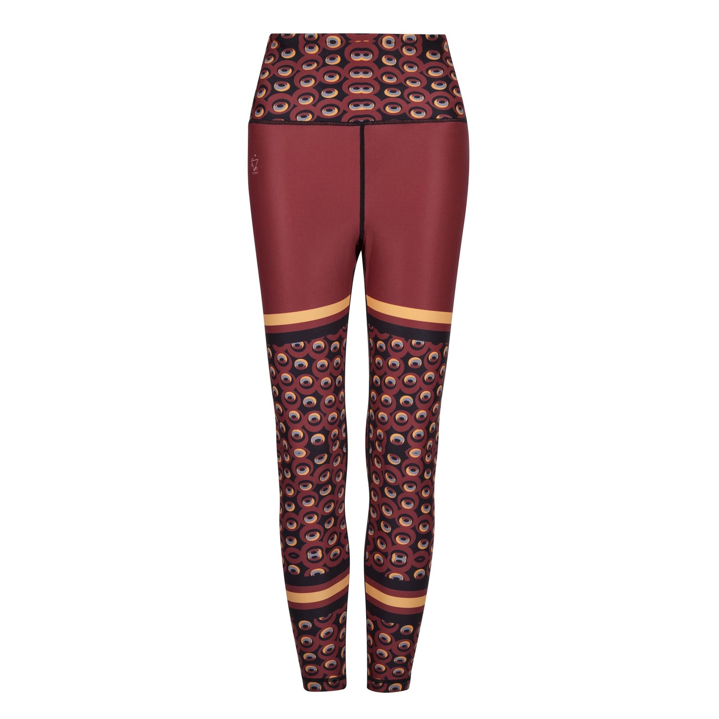Siefay On Iron Red Funky Leggings
