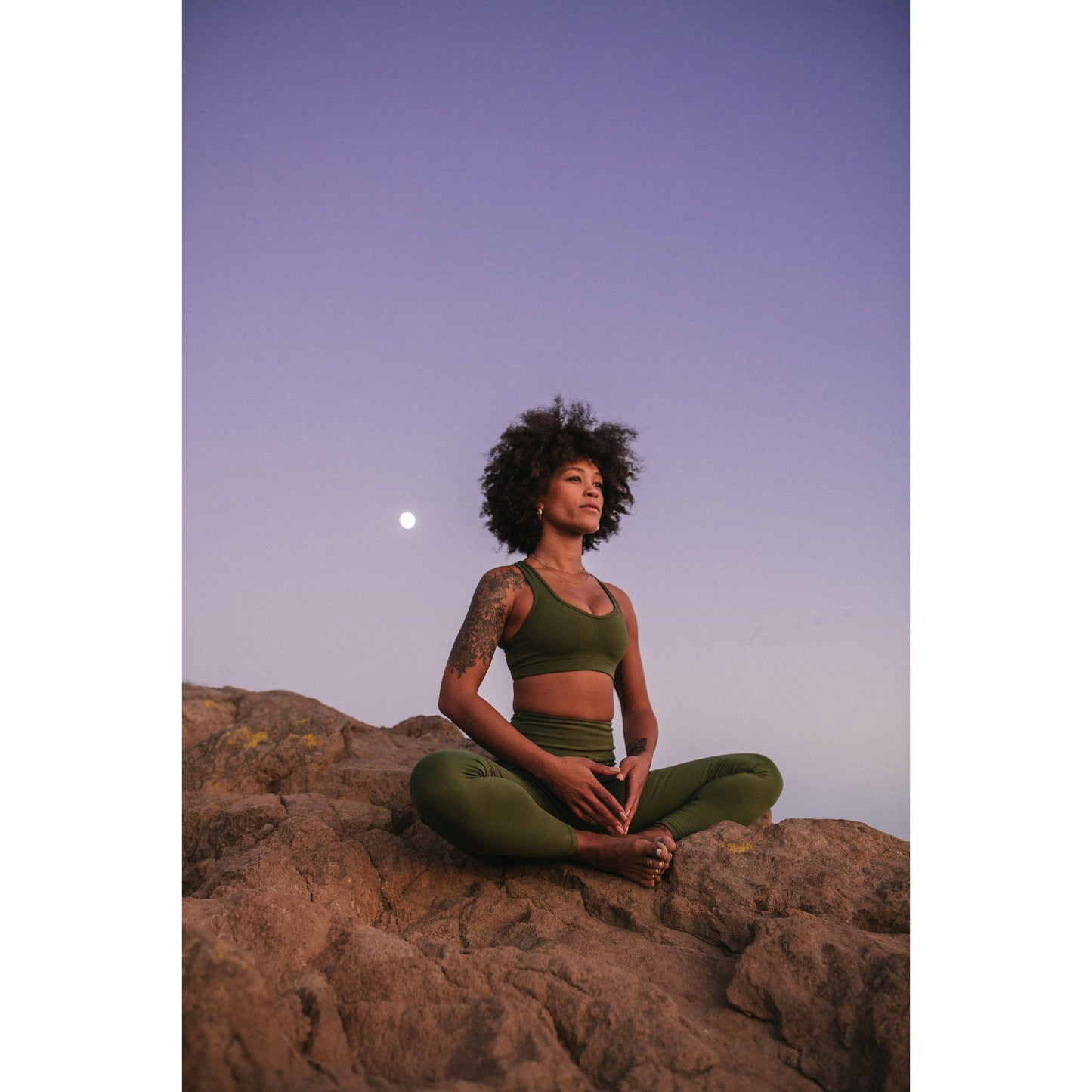 Prema Seamless High Rise Yoga Leggings-Green