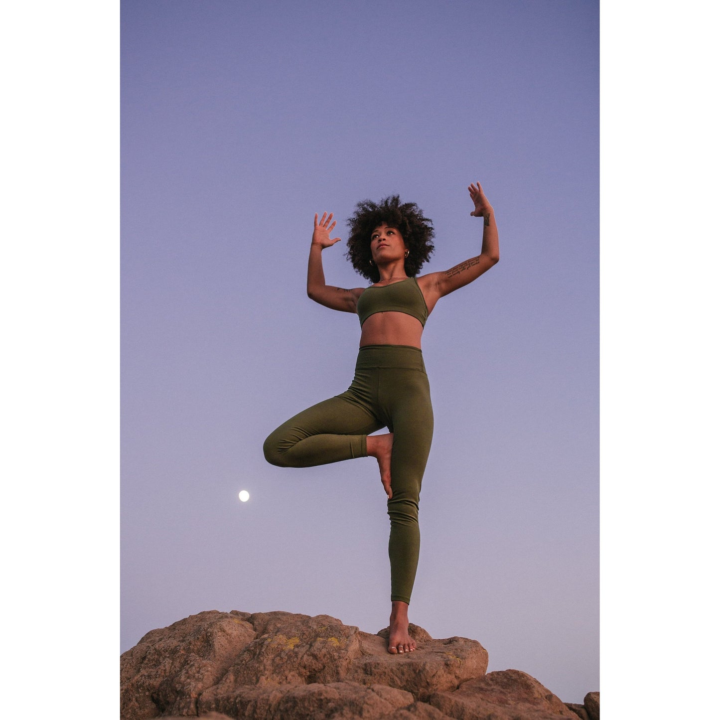 Prema Seamless High Rise Yoga Leggings-Green