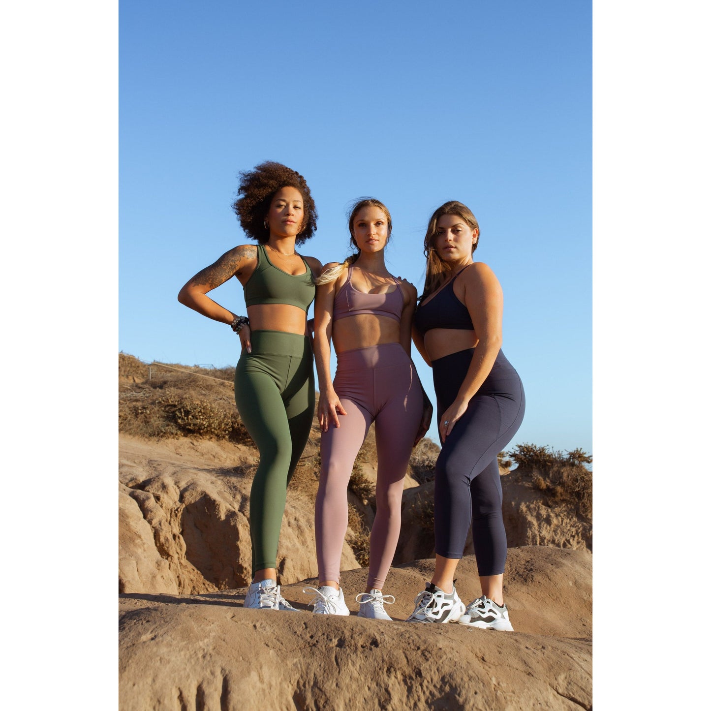 Prema Seamless High Rise Yoga Leggings-Green