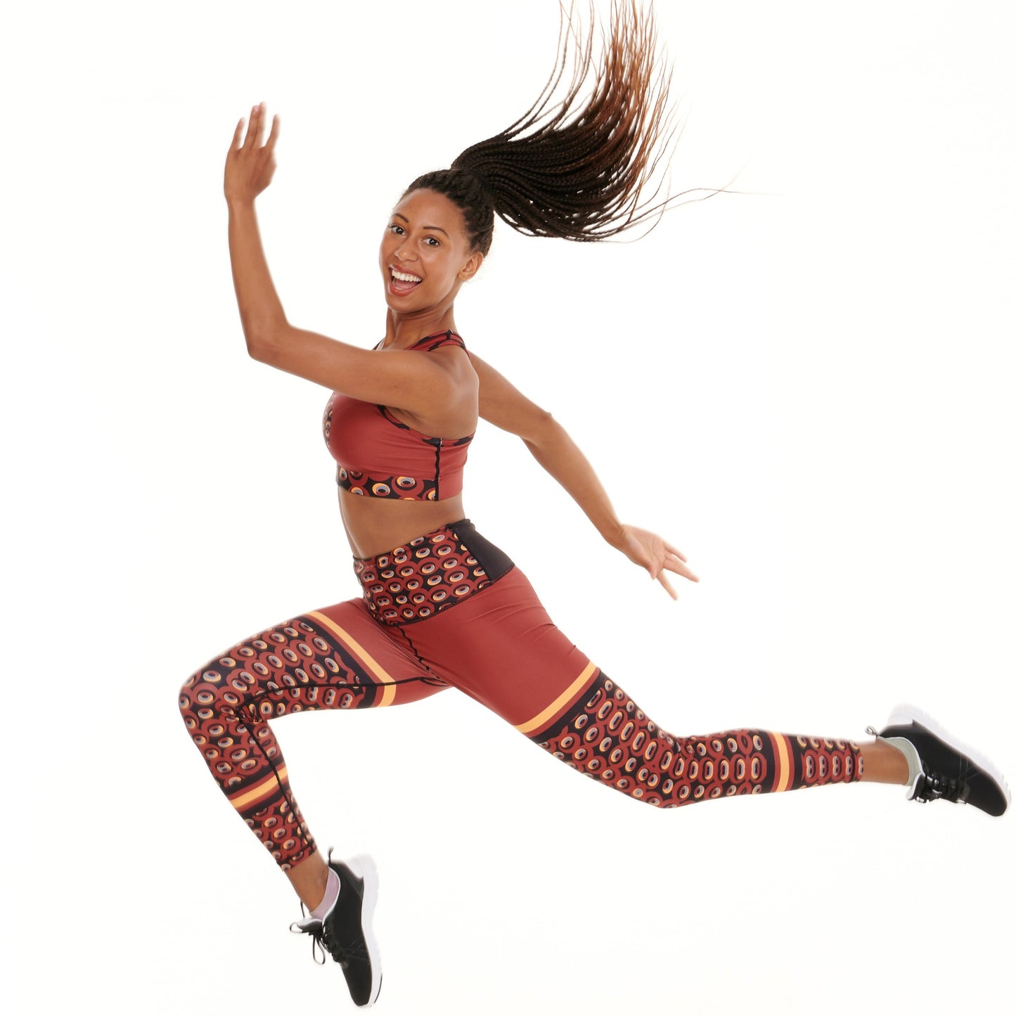 Siefay On Iron Red Funky Leggings