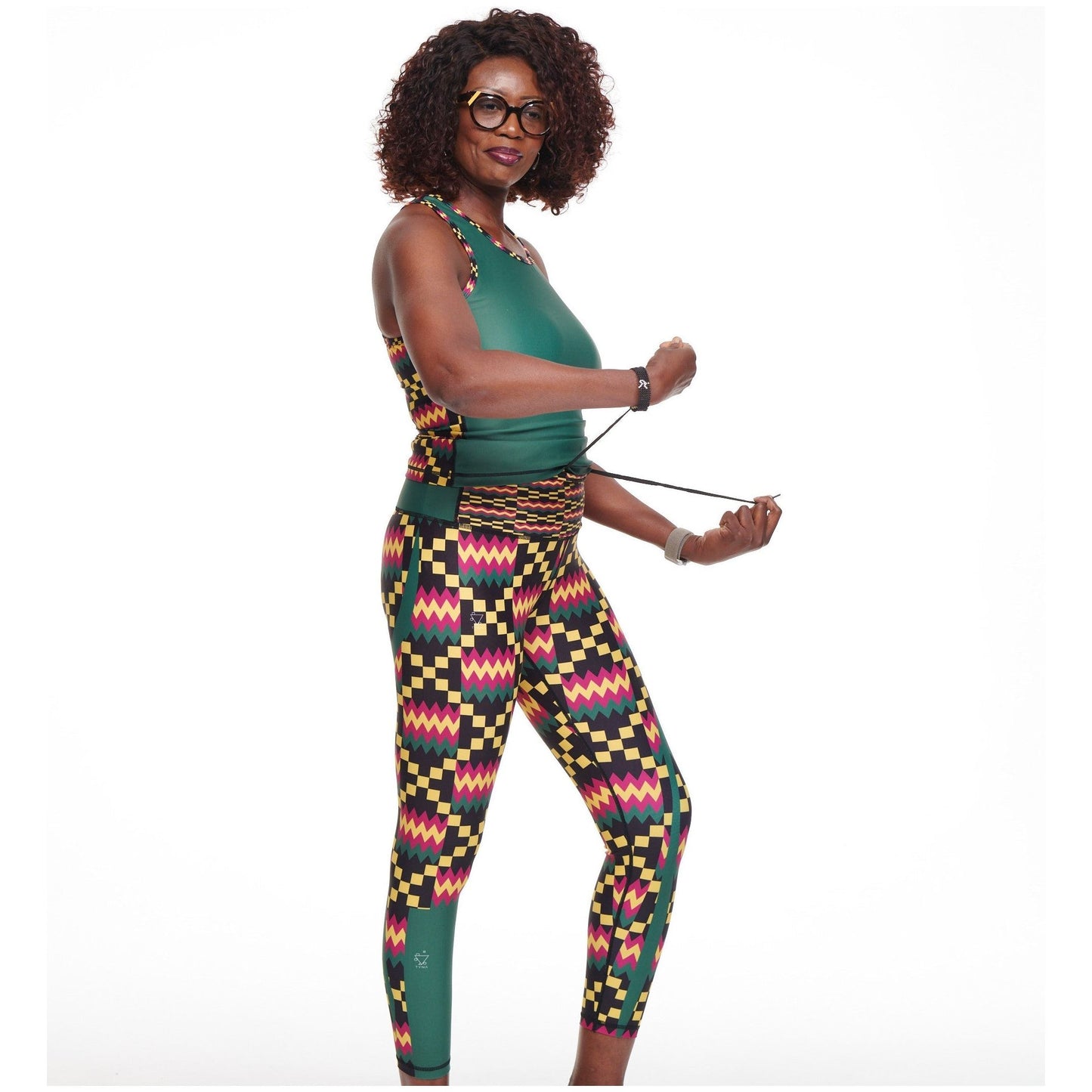 Kayentee Green Vibrant Leggings