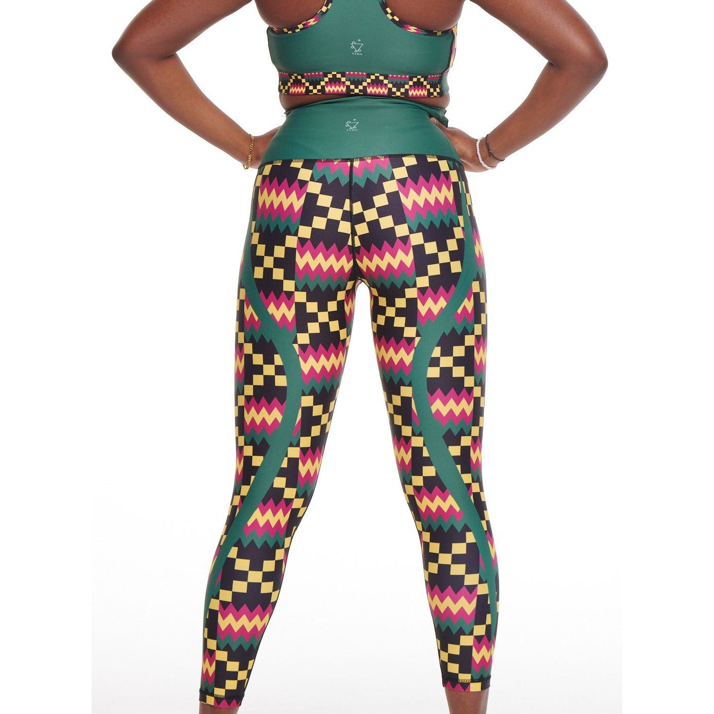 Kayentee Green Vibrant Leggings